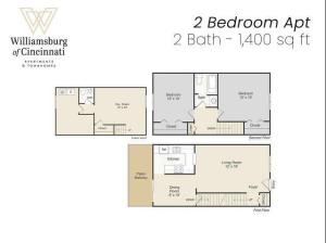 2 bed 2 bath apartment