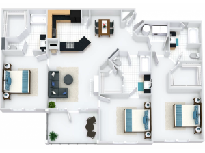 Oxford Floor Plan with Balcony