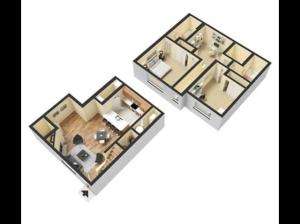 Stravinsky- Two bed Two bath - 1180 sq ft