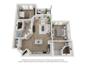 Floor plan image of The Veranda.