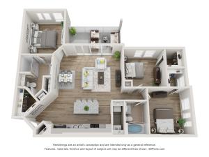 Floor plan image of The Plateau.