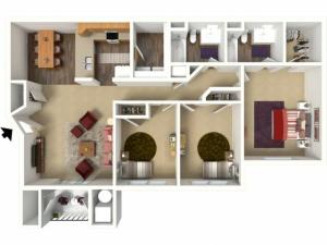 3 bed/2 bath ADA