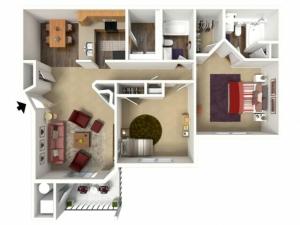2 bed/2 bath-Premier ADA