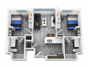 2 Bed2 Bath