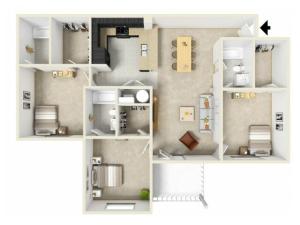3 Bed 3 Bath