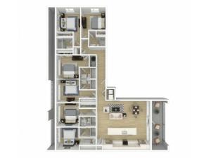 Viva at Capitol Hill Penthouse Overlook Floor Plan