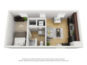 1Br 1Ba