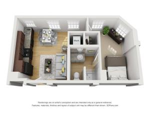 1Br 1Ba