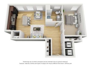1Br 1Ba