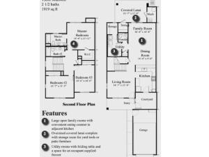 3 Bdrm Townhome Floor Plan | Hickam Communities | Hickam Communities