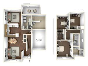 3 Bdrm Floor Plan | Laurel Bay Freedom Sound | Atlantic Marine Corps Communities at Tricommand