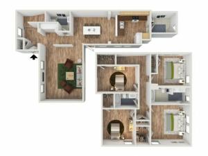 4bd Townhome