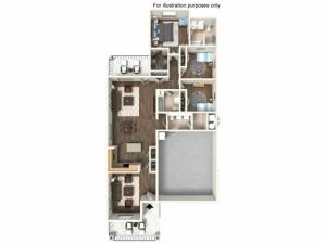 Floor Plan 8 | Ft Cavazos Housing | Cavalry Family Housing