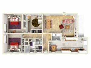 Floor Plan 8 | Ft Knox Housing | Knox Hills