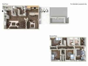 Floor Plan 17 | fort cavazos housing floor plans | Cavalry Family Housing