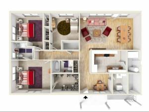 Floor Plan 13 | Ft Knox Housing | Knox Hills