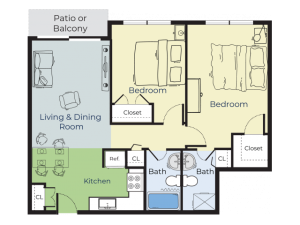 Birch | Two Bedroom