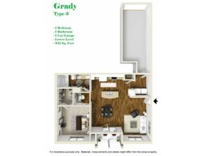 Kelly Reserve Apartments Overland Park Kansas Grady 3 Floor Plan