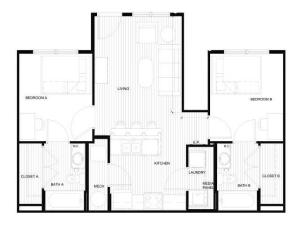 2 BEDROOM, 2 BATH