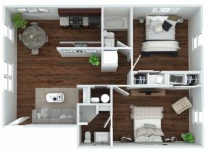 2 bed 2 bath at Summer Pointe Fully Renovated