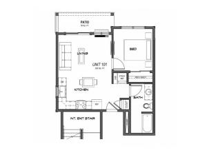 1 Bedroom Building 1
