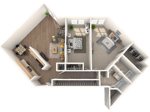 Eagle Pointe Two Bed Two Bath 1331 SQFT