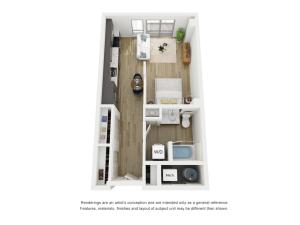 S1 Floor Plan at Cottonwood Broadway