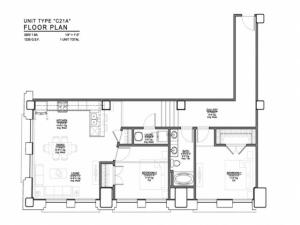 1 Bedroom Floor Plan | Luxury Apartments In Kansas City Missouri | The Power  Light Building