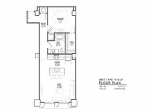 1 Bedroom Floor Plan | Luxury Apartments In Kansas City Missouri | The Power  Light Building