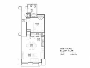 1 Bedroom Floor Plan | Luxury Apartments In Kansas City Missouri | The Power  Light Building