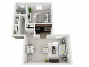 Floor Plan 11 | Apartments In Pittsburgh | The Alden