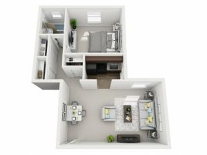 Floor Plan 7 | Apartments In Pittsburgh PA | The Alden