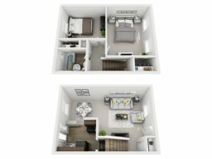 Floor Plan 27 | Apartments In Pittsburgh PA | The Alden