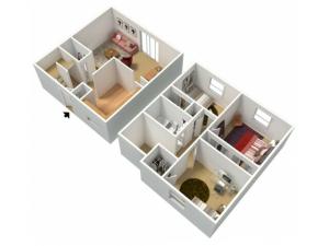 Walnut: Three Bedroom, One and a half Bath