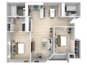2 Bedroom 2 Bath
