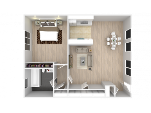 1 bedroom 1 bath
