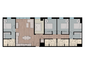 4X4XL | 4 bed 4 bath | from 1778 square feet