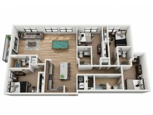 D4-C | 4 bed 4 bath | from 1715 square feet