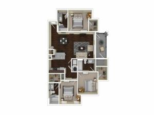 C3 | 3 bed 3 bath | from 1173 square feet