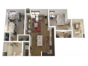 2X3X2 | 2 bed 2 bath | from 928 square feet