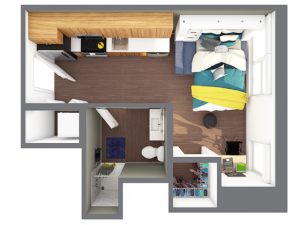 SDOL | Studio1 bath | from 433 square feet