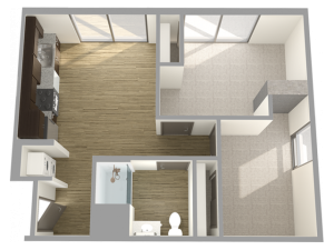 2 Bedroom 1 Bathroom