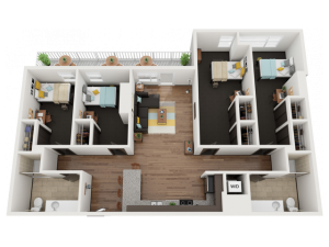 4 Bedroom 2 Bathroom G