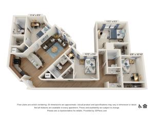 4 Bedroom 3 bathroom A
