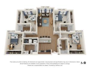 4 Bedroom 4 Bathroom E