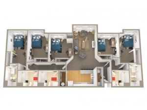 5 Bedroom 5 Bathroom | E1 | from 1900 square feet