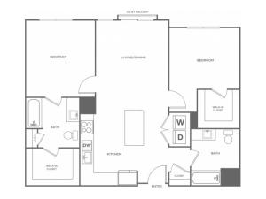 Magnolia West | 2 bed 2 bath | from 1100 square feet