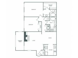 Savannah Premium | 2 bed 2 bath | 1250 sq ft