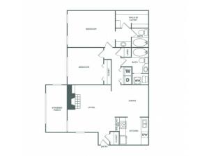 Savannah Classic | 2 bed 2 bath | 1250 sq ft