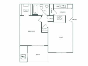 Augusta Elite | 1 bed 1 bath | 680 sq ft